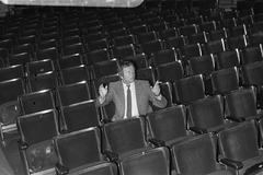 Toon Hermans during the premiere of his One Man Show at Carre theatre, Amsterdam, September 1970