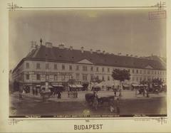 Orczy House corner detail at Király Street and Károly Boulevard in Budapest after 1890