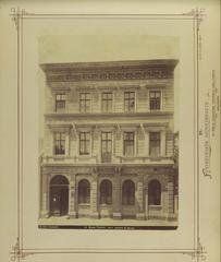 Historic residential building at Király utca 110 in Budapest between 1880 and 1890