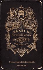 Historic photo of Király utca 30 with Békei Hermin photography studio