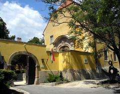 Entrance of Kiscell Museum in Budapest