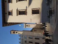 Palazzo Calepini and Civic Tower of Trento viewed from Via Calepina