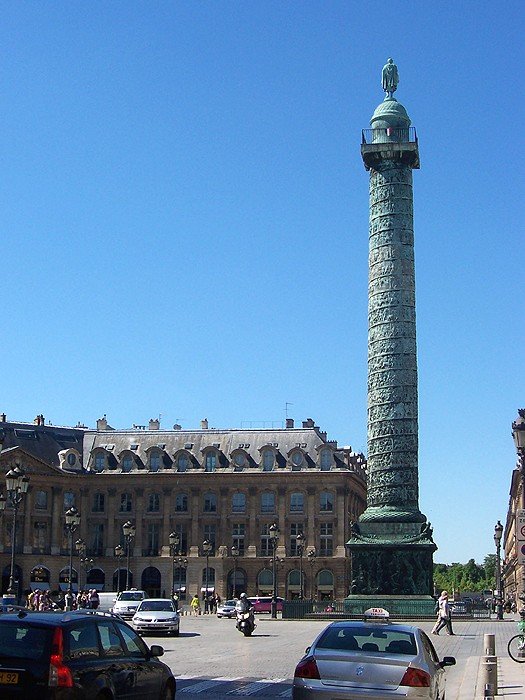 Column of Place Vendome in Paris
