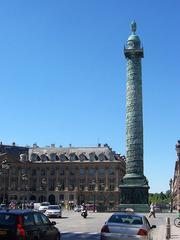 Column of Place Vendome in Paris