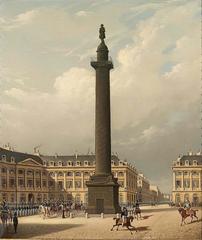 Oil painting Canella Vendome 75x64.5cm Paris Musee Carnavalet