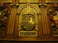 Trincrest decorative wall plate above fireplace in traditional room
