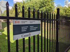 Automatic weather station at Trinity College Toronto