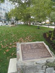 Monument to the city plan of Philadelphia by the American Society of Civil Engineers in Philadelphia, Pennsylvania