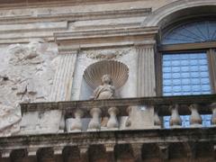 detailed view of Palazzo del Capitaniato architectural elements in Vicenza