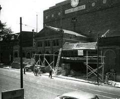 Théâtre St-Denis under renovation in 1933 by J.A. DeSève