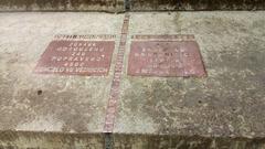 Memorial to the victims of communism in Prague at Petřín Hill