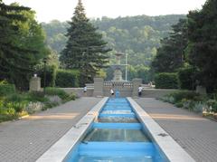 Water fountain in Gage Park on Gage Avenue South in Hamilton, Ontario