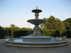 Water fountain at Gage Park on Gage Avenue South in Hamilton, Ontario