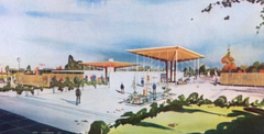 Underground World Home above ground view showing dome structure and modern design