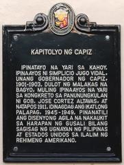 Capitol Of Capiz Historical Marker