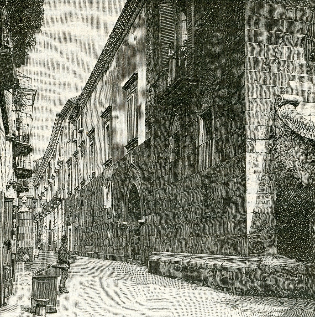Facade of Palazzo di Ettore Fieramosca in Capua