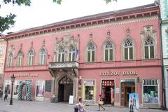 Vitezov Dvor building on the Main Street in Kosice