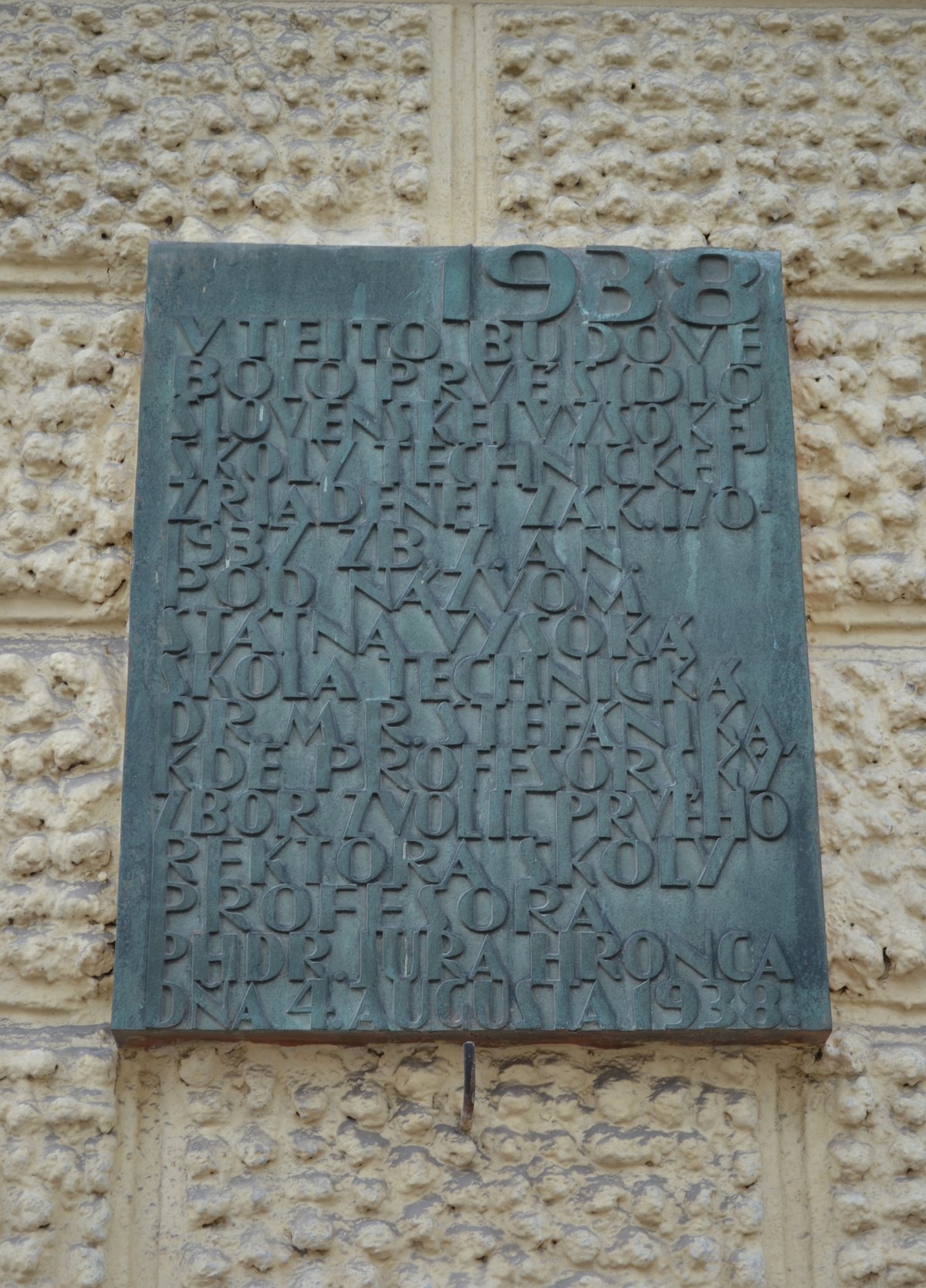 Historic building of 1. Vysoká Technická Škola in Košice, Slovakia