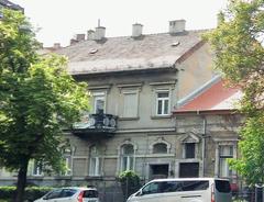 Historic buildings along Krisztina Boulevard in Budapest