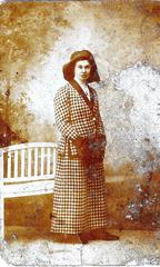 Paulina Kolonits nee Holka wedding portrait 1916 Vienna