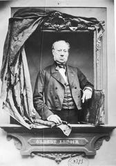Portrait of Albert Lenoir, French historian, archaeologist, writer, traveler and painter, circa 1875