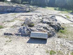Image of Meton's sundial (gnomon) installed in Athens in the second half of the 5th century BC