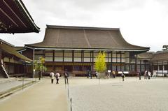 Panoramic view of Seiryoden in Kyoto Imperial Palace