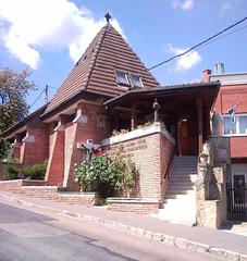 Exterior view of Mária Chapel in Budapest District XII on Galgóczy Street No 45