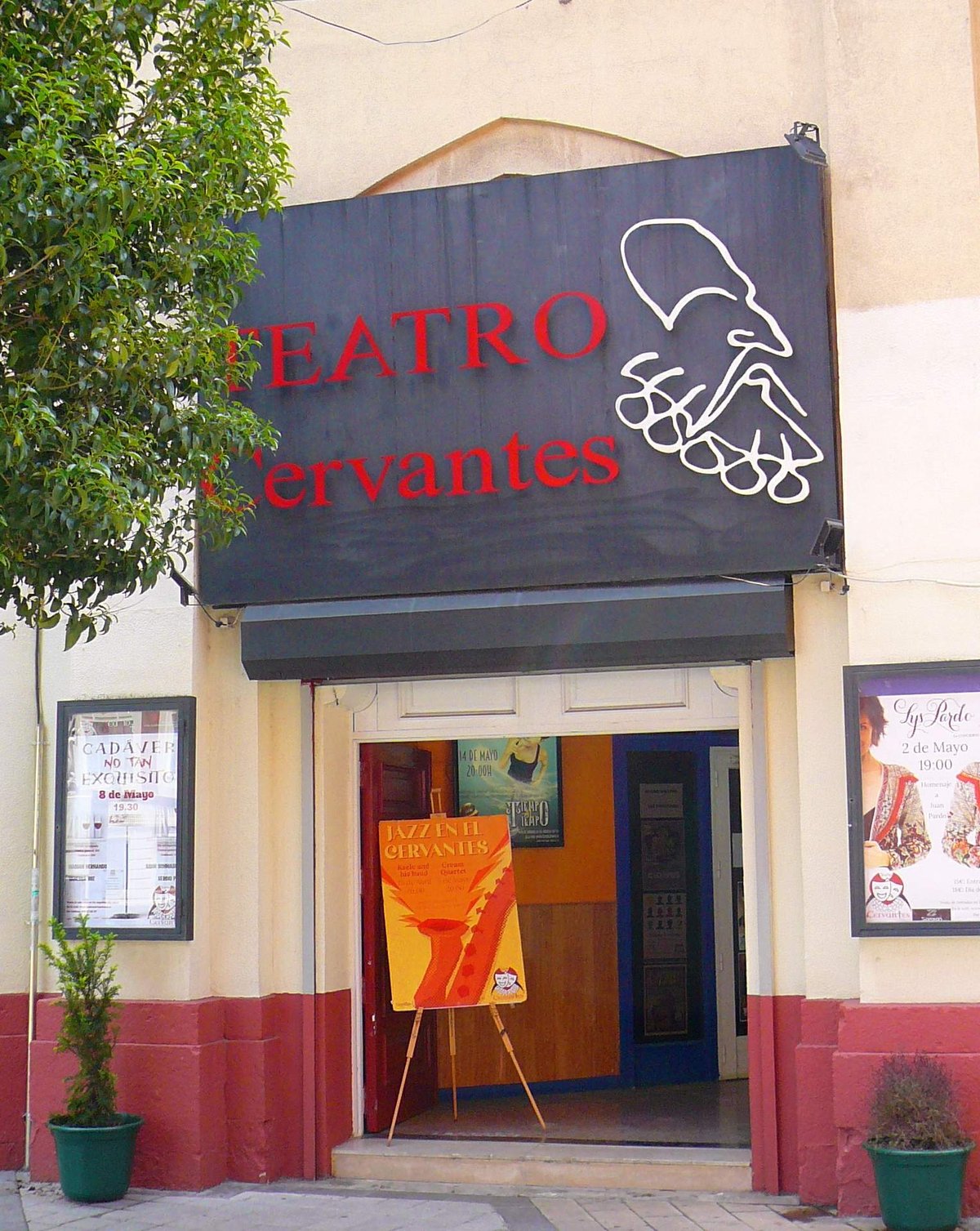 Teatro Cervantes in Valladolid, a historic theater building with classical architecture
