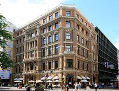 Hotel Kämp facade at Pohjoisesplanadi 29, Helsinki, Finland