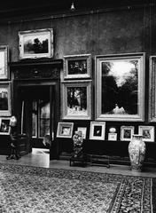 Interior of Lord Strathcona's residence with paintings, Montreal, 1916