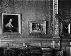 Interior of Lord Strathcona's residence with paintings in Montreal, 1916