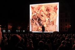 Dvorak Dreams art installation by Refik Anadol at UNESCO-listed Rudolfinum in September 2023