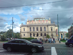 Rudolfinum concert hall building in central Prague