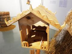 Spirit house at Bangkok Art and Culture Centre in Bangkok Thailand