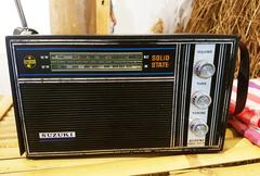 Vintage transistor radio displayed at Bangkok Art and Culture Centre in Thailand