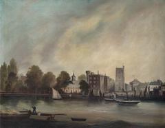 Exterior view of British English School building near Lambeth Palace London