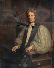 Portrait of Simon Patrick English Bishop of Ely in 17th century British school style