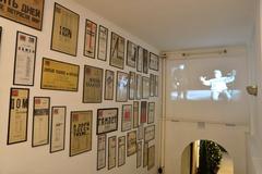 Posters of performances at Taganka Theatre in Moscow