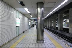 Platform 3 of Morinomiya Station on Osaka Metro Chuo Line