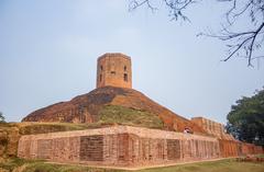 Chaukhandi Stupa Buddhist monument in Sarnath India