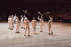 U.S. Navy Ceremonial Guard Drill Team performing at 2017 Virginia International Tattoo