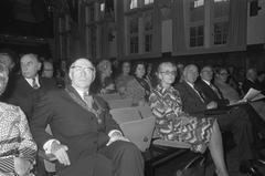 Albert Schweitzer commemoration at Tropenmuseum Amsterdam with Samkalden and Mansholt attending, November 9, 1974