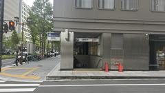 Yodoyabashi Station Osaka Metro entrance with signage