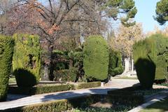 Corner view of Cecilio Rodríguez Gardens with lush greenery and pathways