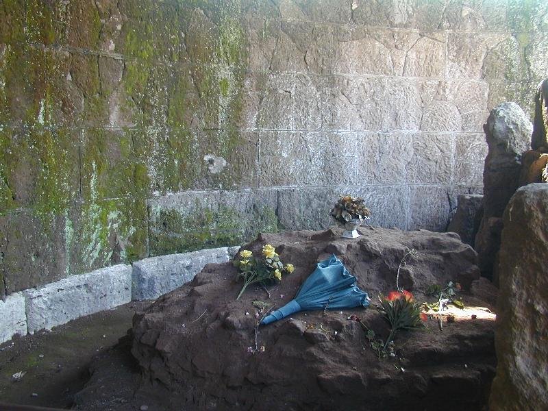 Roman Forum altar dedicated to Julius Caesar in Rome