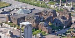 Temple of the Divine Julius from Palatine Hill