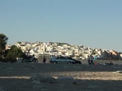 scenic beach near Athens with clear blue water and rocky shoreline