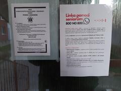 Voluntary firefighters from Brno-Vinohrady offering help to seniors during the pandemic
