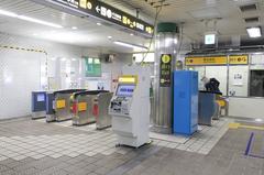 Osaka Metro Awaza Station East-North Ticket Gate near Chuo Line Platform 1